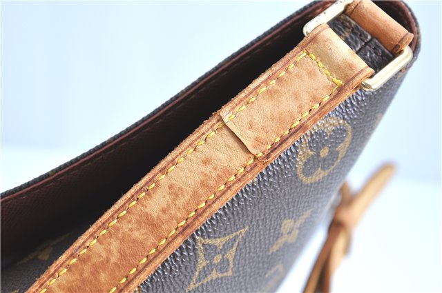 Authentic LOUIS VUITTON Monogram Musette Tango Shoulder Bag M51257 LV H7770