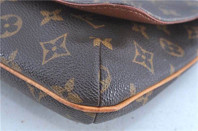 Authentic LOUIS VUITTON Monogram Musette Tango Shoulder Bag M51257 LV H7770