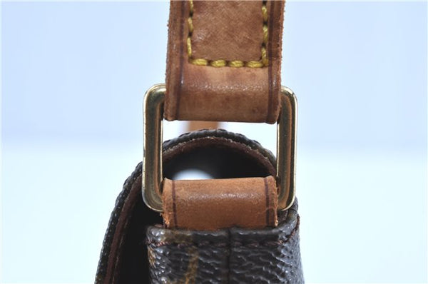 Authentic LOUIS VUITTON Monogram Musette Tango Shoulder Bag M51257 LV H7770