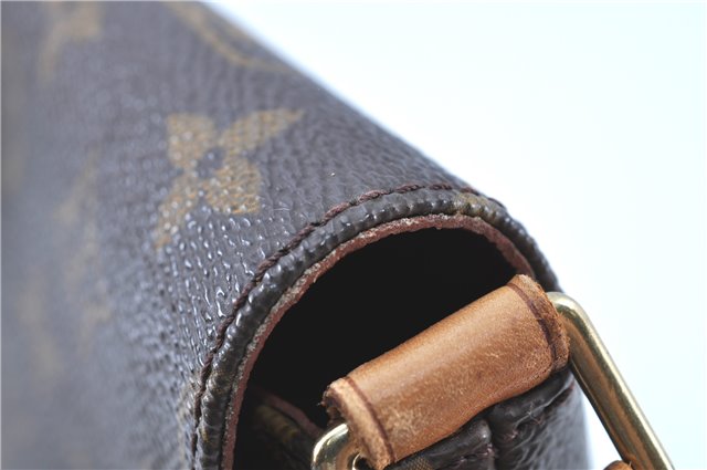 Authentic LOUIS VUITTON Monogram Musette Tango Shoulder Bag M51257 LV H7770