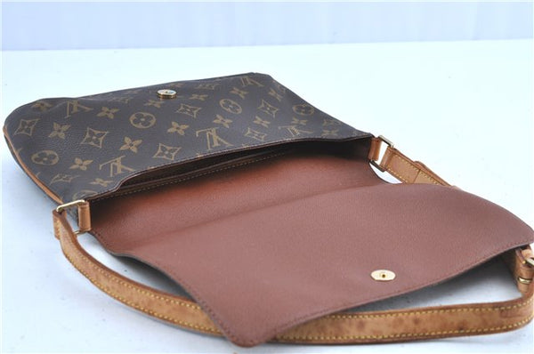 Authentic LOUIS VUITTON Monogram Musette Tango Shoulder Bag M51257 LV H7770