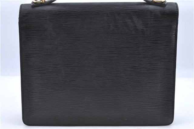 Authentic LOUIS VUITTON Epi Monceau 2Way Shoulder Hand Bag Black M52122 LV H7771