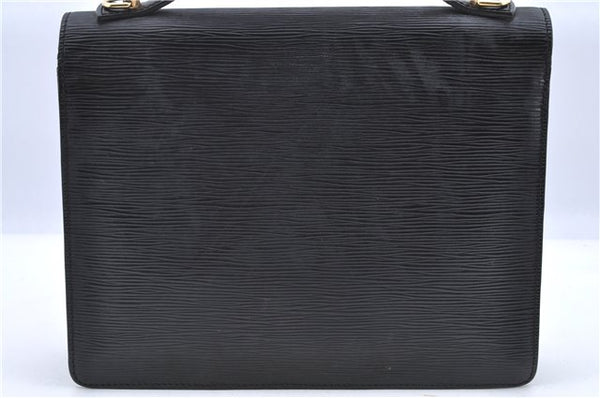 Authentic LOUIS VUITTON Epi Monceau 2Way Shoulder Hand Bag Black M52122 LV H7771