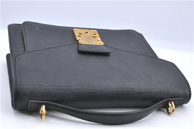 Authentic LOUIS VUITTON Epi Monceau 2Way Shoulder Hand Bag Black M52122 LV H7771