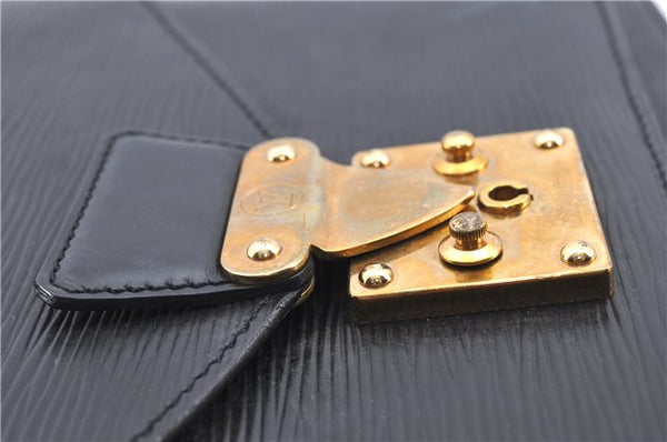 Authentic LOUIS VUITTON Epi Monceau 2Way Shoulder Hand Bag Black M52122 LV H7771