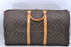 Authentic LOUIS VUITTON Monogram Keepall 60 Boston Bag M41422 LV H7775