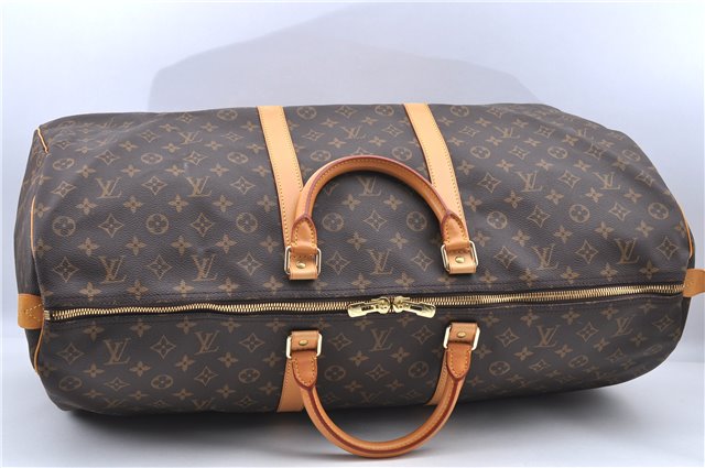 Authentic LOUIS VUITTON Monogram Keepall 60 Boston Bag M41422 LV H7775