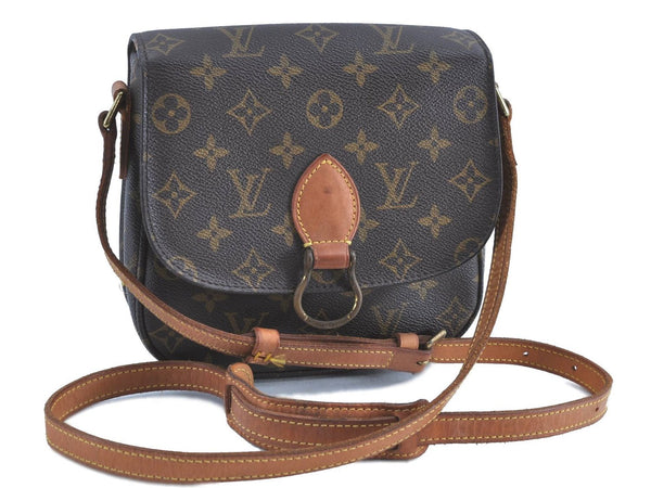 Auth LOUIS VUITTON Monogram Saint Cloud MM Shoulder Cross Bag M51243 LV H7776