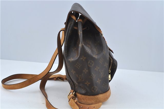 Authentic LOUIS VUITTON Monogram Montsouris MM Backpack M51136 LV H7777