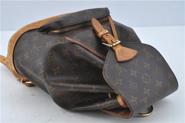 Authentic LOUIS VUITTON Monogram Montsouris MM Backpack M51136 LV H7777