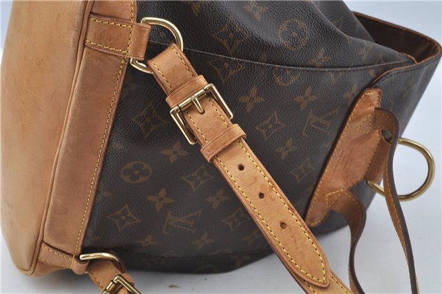 Authentic LOUIS VUITTON Monogram Montsouris MM Backpack M51136 LV H7777