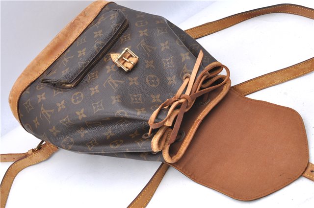 Authentic LOUIS VUITTON Monogram Montsouris MM Backpack M51136 LV H7777