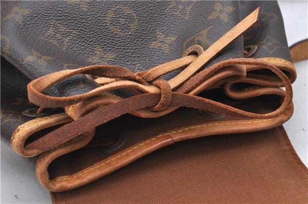 Authentic LOUIS VUITTON Monogram Montsouris MM Backpack M51136 LV H7777