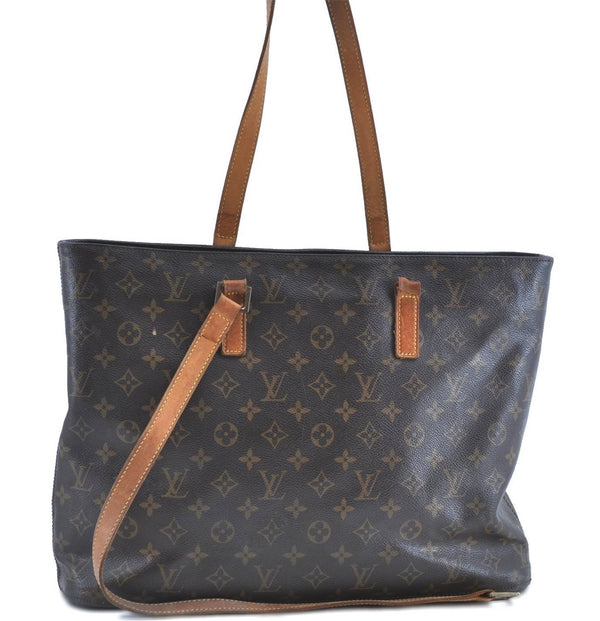 Authentic LOUIS VUITTON Monogram Luco Shoulder Tote Bag M51155 LV Junk H7781