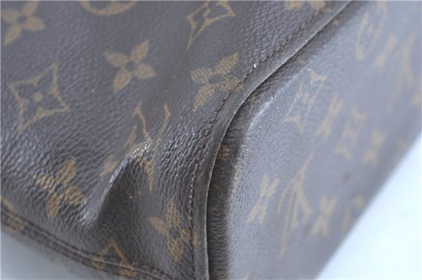 Authentic LOUIS VUITTON Monogram Luco Shoulder Tote Bag M51155 LV Junk H7781