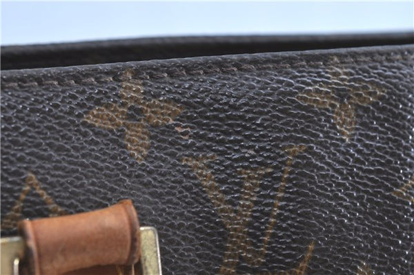 Authentic LOUIS VUITTON Monogram Luco Shoulder Tote Bag M51155 LV Junk H7781