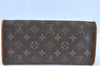 Authentic LOUIS VUITTON Monogram Pochette Twin GM Shoulder Bag M51852 LV H7782