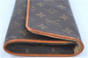 Authentic LOUIS VUITTON Monogram Pochette Twin GM Shoulder Bag M51852 LV H7782