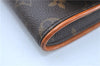 Authentic LOUIS VUITTON Monogram Pochette Twin GM Shoulder Bag M51852 LV H7782