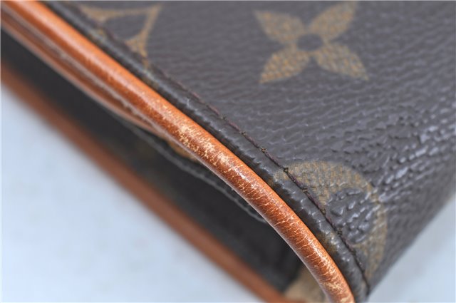 Authentic LOUIS VUITTON Monogram Pochette Twin GM Shoulder Bag M51852 LV H7782