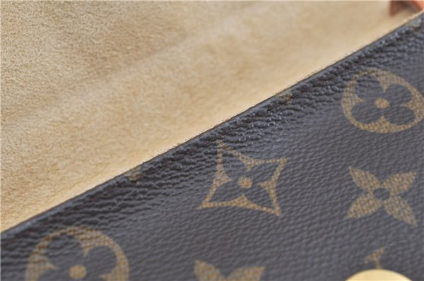 Authentic LOUIS VUITTON Monogram Pochette Twin GM Shoulder Bag M51852 LV H7782