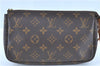 Authentic LOUIS VUITTON Monogram Pochette Accessoires Pouch M51980 LV Junk H7783