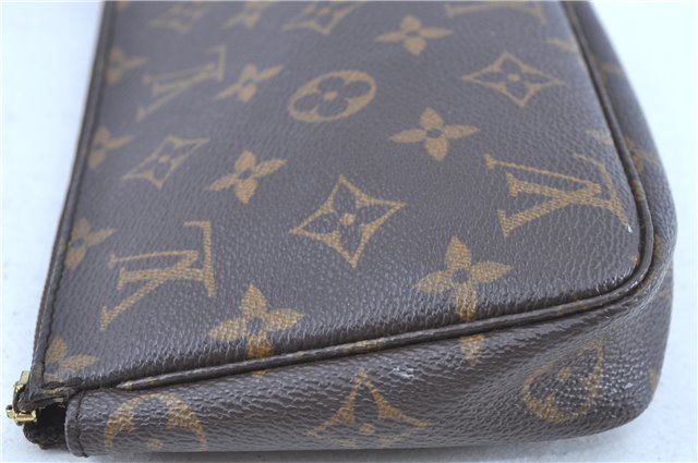 Authentic LOUIS VUITTON Monogram Pochette Accessoires Pouch M51980 LV Junk H7783