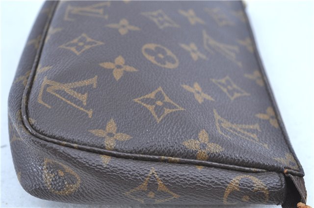 Authentic LOUIS VUITTON Monogram Pochette Accessoires Pouch M51980 LV Junk H7783