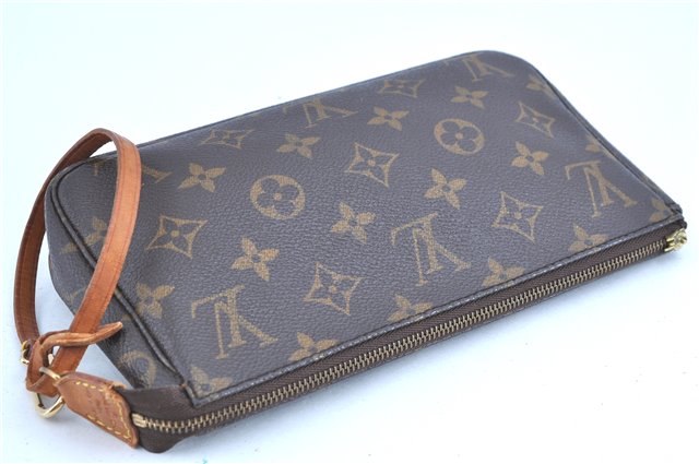 Authentic LOUIS VUITTON Monogram Pochette Accessoires Pouch M51980 LV Junk H7783