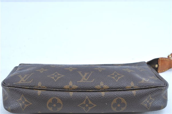 Authentic LOUIS VUITTON Monogram Pochette Accessoires Pouch M51980 LV Junk H7783