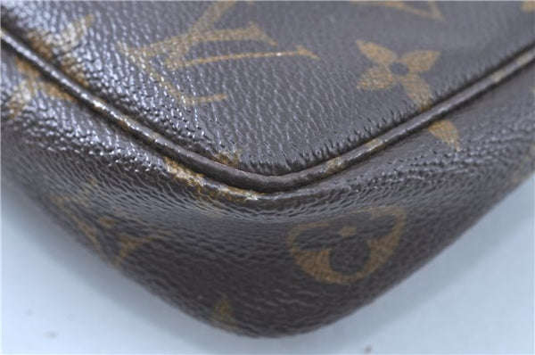 Authentic LOUIS VUITTON Monogram Pochette Accessoires Pouch M51980 LV Junk H7783