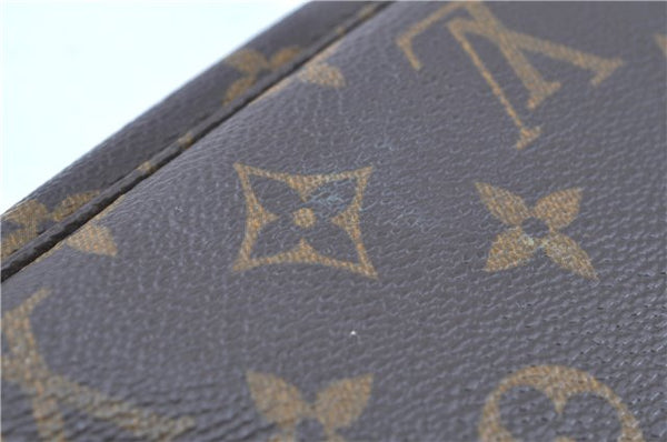 Authentic LOUIS VUITTON Monogram Pochette Accessoires Pouch M51980 LV Junk H7783