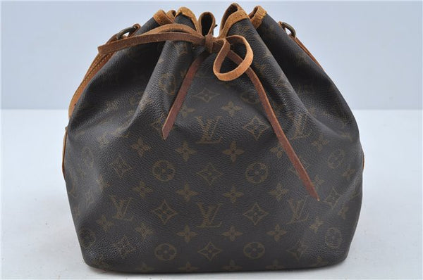 Authentic LOUIS VUITTON Monogram Petit Noe Shoulder Bag M42226 LV H7784