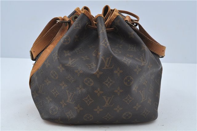 Authentic LOUIS VUITTON Monogram Petit Noe Shoulder Bag M42226 LV H7784
