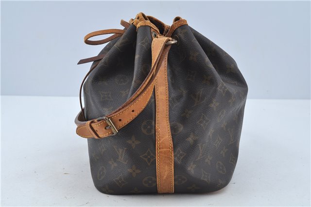 Authentic LOUIS VUITTON Monogram Petit Noe Shoulder Bag M42226 LV H7784