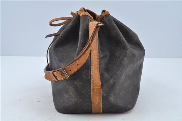 Authentic LOUIS VUITTON Monogram Petit Noe Shoulder Bag M42226 LV H7784