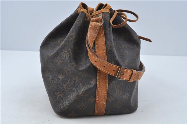 Authentic LOUIS VUITTON Monogram Petit Noe Shoulder Bag M42226 LV H7784