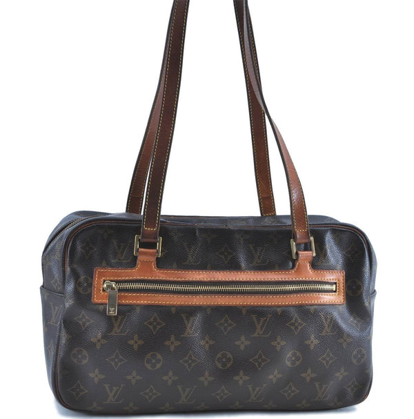 Authentic LOUIS VUITTON Monogram Cite GM Shoulder Bag M51181 LV H7788