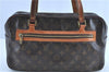 Authentic LOUIS VUITTON Monogram Cite GM Shoulder Bag M51181 LV H7788