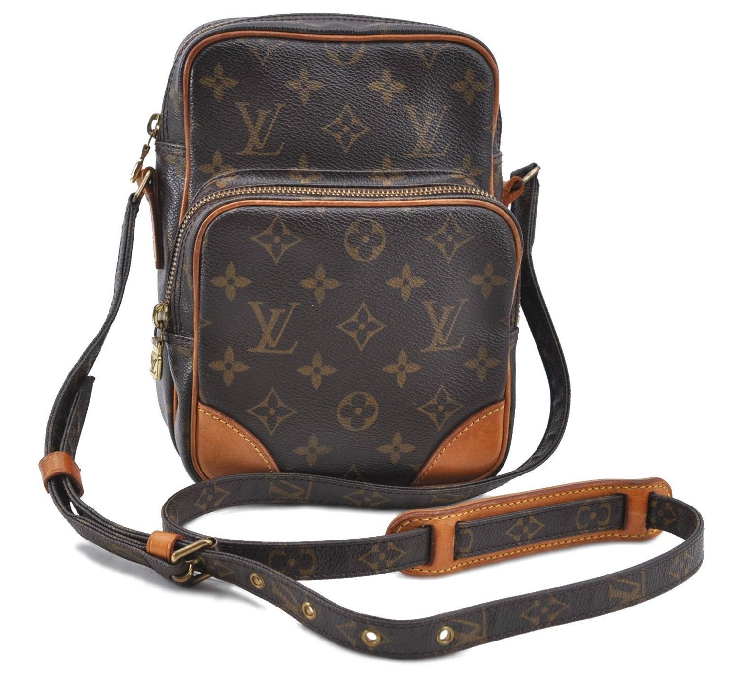 Authentic LOUIS VUITTON Monogram Amazone Shoulder Cross Body Bag M45236 LV H7789