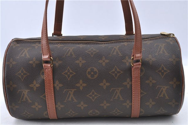 Authentic LOUIS VUITTON Monogram Papillon 30 Hand Bag M51385 LV H7792