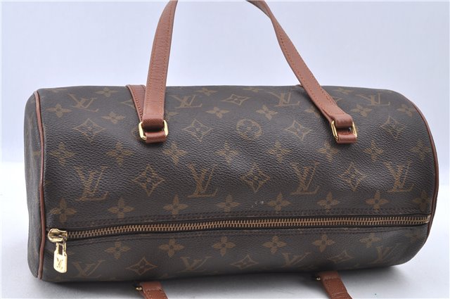 Authentic LOUIS VUITTON Monogram Papillon 30 Hand Bag M51385 LV H7792