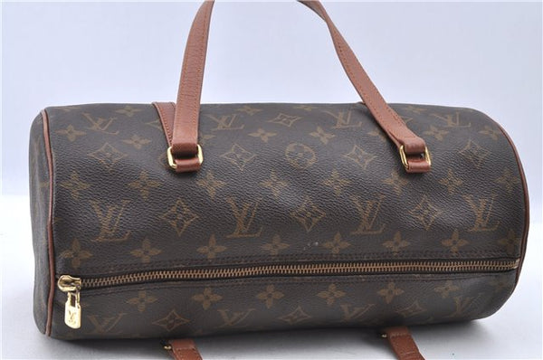 Authentic LOUIS VUITTON Monogram Papillon 30 Hand Bag M51385 LV H7792