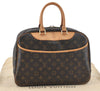 Authentic Louis Vuitton Monogram Trouville Hand Bag M42228 LV H7797