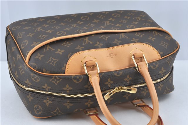 Authentic Louis Vuitton Monogram Trouville Hand Bag M42228 LV H7797