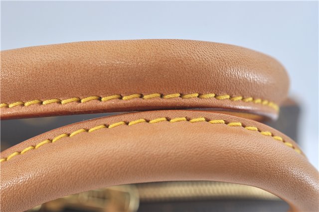 Authentic Louis Vuitton Monogram Trouville Hand Bag M42228 LV H7797