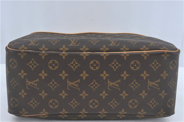 Authentic Louis Vuitton Monogram Trouville Hand Bag M42228 LV H7797