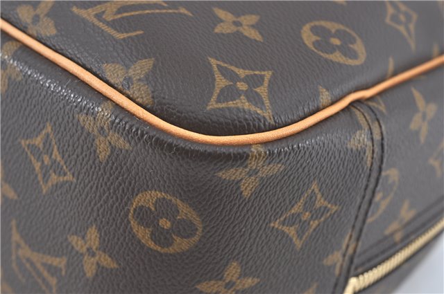 Authentic Louis Vuitton Monogram Trouville Hand Bag M42228 LV H7797