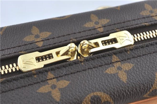 Authentic Louis Vuitton Monogram Trouville Hand Bag M42228 LV H7797