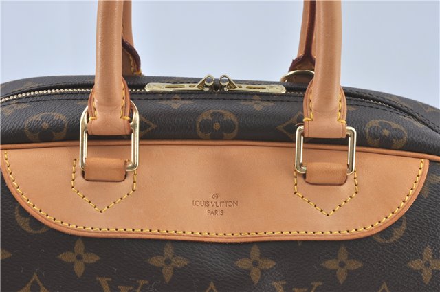 Authentic Louis Vuitton Monogram Trouville Hand Bag M42228 LV H7797